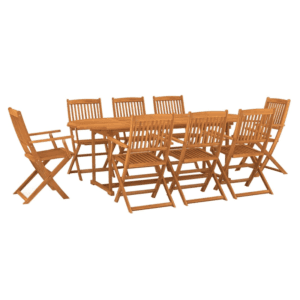 vidaXL Garden Dining Set Solid Acacia Wood