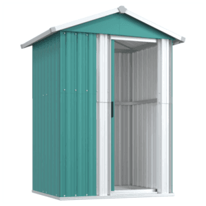 vidaXL Garden Shed 126x97.5x177cm Steel