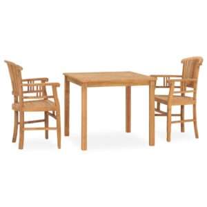 vidaXL Garden Dining Set Solid Teak Wood