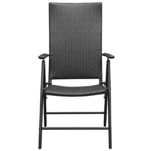 vidaXL Stackable Chairs Poly Rattan