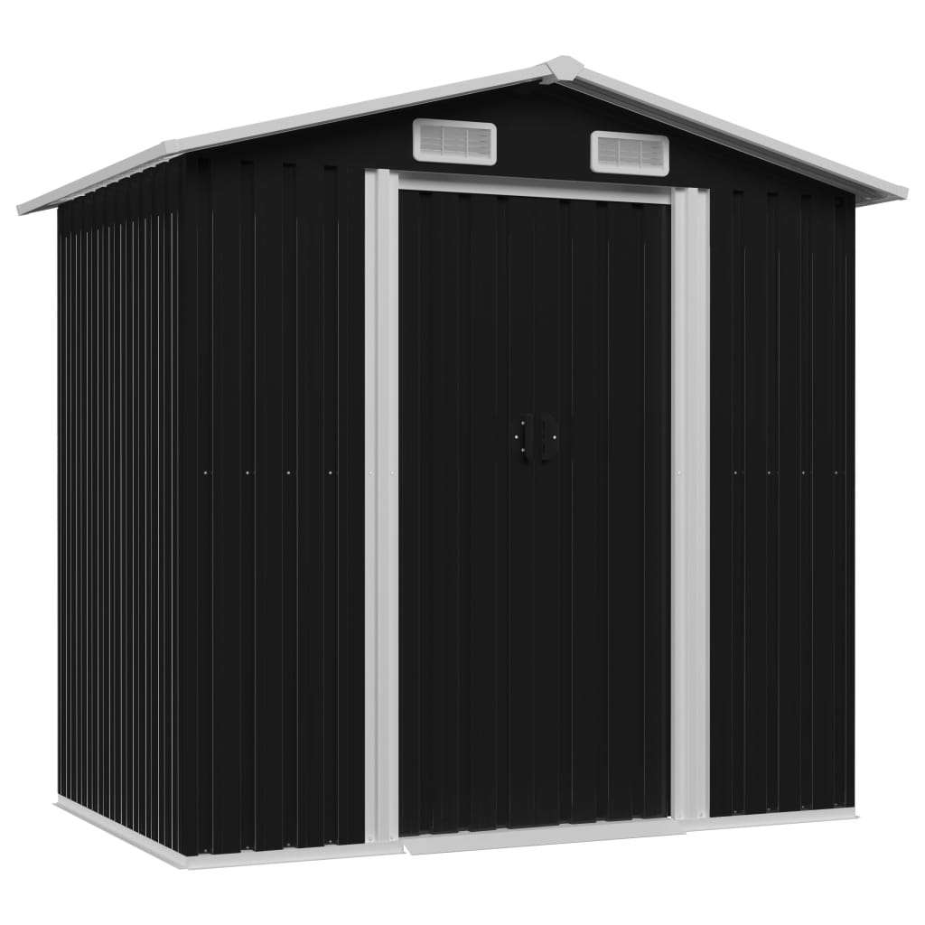 vidaXL Garden Shed Steel 204x132x186cm vidaXL Garden Shed Steel 204x132x186cm