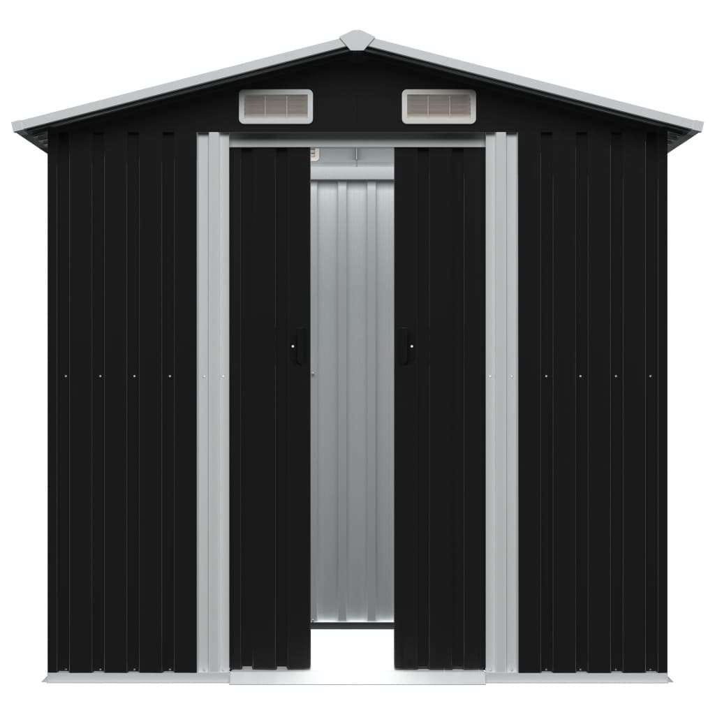vidaXL Garden Shed Steel 204x132x186cm vidaXL Garden Shed Steel 204x132x186cm