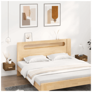 vidaXL Wall-mounted Bedside Cabinets
