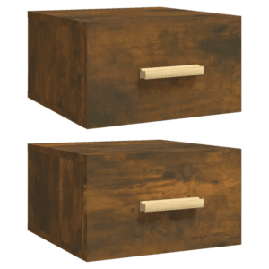 vidaXL Wall-mounted Bedside Cabinets