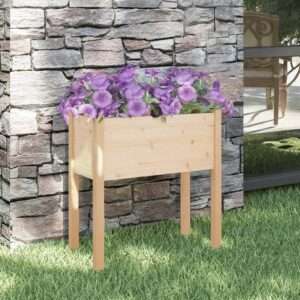 vidaXL Garden Planter Solid Pine Wood