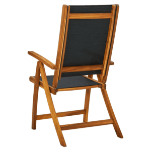 vidaXL Folding Garden Chairs Solid Wood