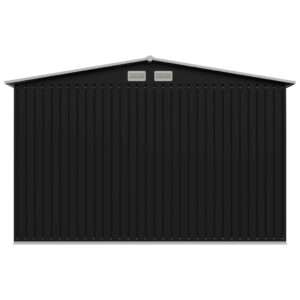 vidaXL Steel Garden Shed 257x205x178cm