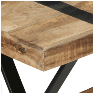 vidaXL Wooden Dining Table Industrial Style vidaXL Wooden Dining Table Industrial Style