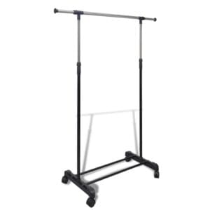 vidaXL Adjustable Clothes Rack 4 Castors