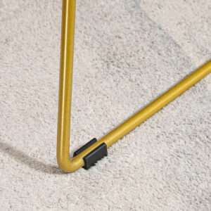 Homcom Dining Chairs Set of 2 Metal Wire