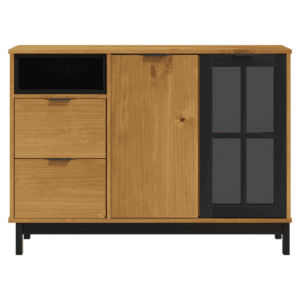 vidaXL Sideboard Solid Pinewood 110x40x80cm