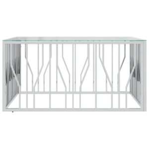 vidaXL Coffee Table Stainless Steel