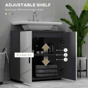 kleankin Bathroom Vanity Sink Cabinet