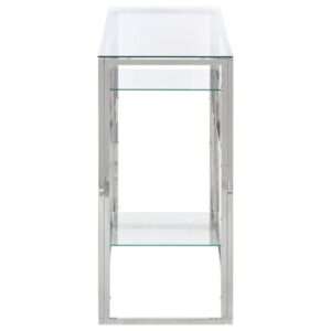 vidaXL Console Table Stainless Steel