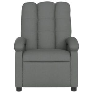 vidaXL Massage Recliner Chair Fabric