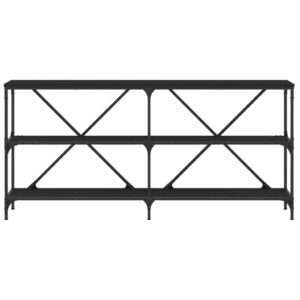 vidaXL Console Table Wood and Iron