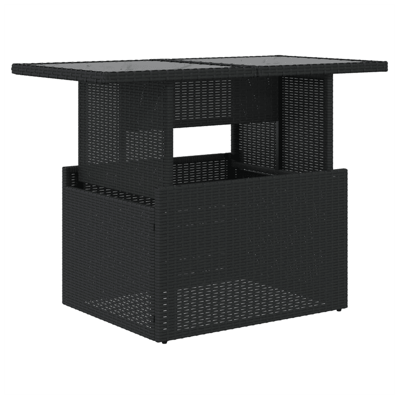 vidaXL Garden Table with Glass Top vidaXL Garden Table with Glass Top