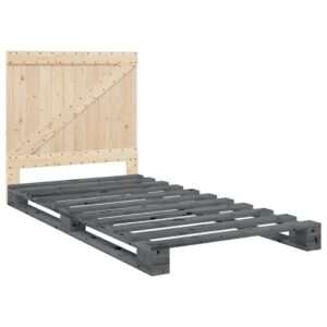 vidaXL Bed Frame w/ Headboard 100x200cm
