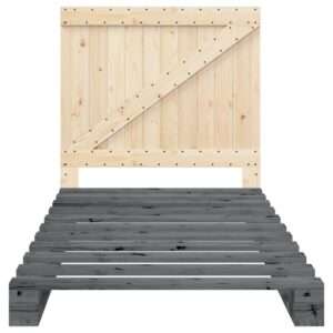 vidaXL Bed Frame w/ Headboard 100x200cm