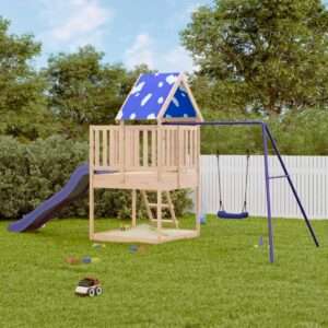 vidaXL Outdoor Playset Solid Wood
