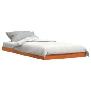 vidaXL Bed Frame Solid Pine Wood 90x190cm