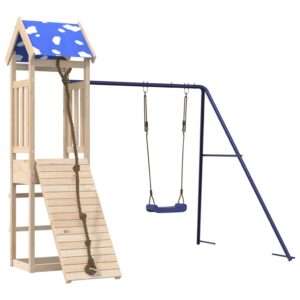 vidaXL Outdoor Playset Solid Wood vidaXL Outdoor Playset Solid Wood