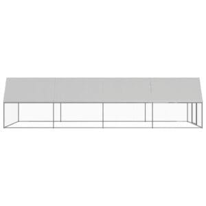 vidaXL Chicken Cage Galvanised Steel