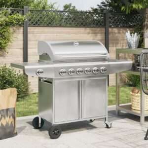 vidaXL Gas BBQ Grill w/ 7 Burners