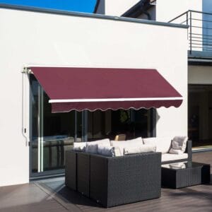 Outsunny Retractable Awning 3mx2.5m