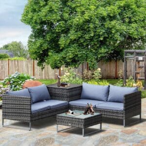 Outsunny Garden Furniture Set 4pc