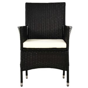 Outsunny 2pc Rattan Chair Set