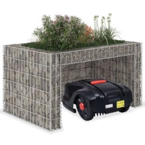 vidaXL Planter w/ Lawn Mower Garage