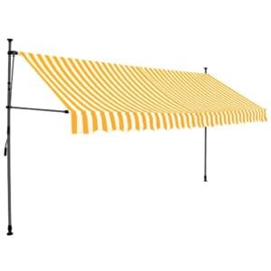 vidaXL Awning Manual Retractable 400cm