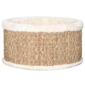 vidaXL Round Cat Basket 36cm Seagrass