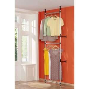 vidaXL Telescopic Wardrobe System