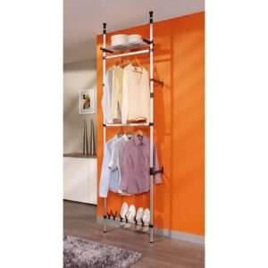 vidaXL Telescopic Wardrobe System
