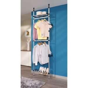 vidaXL Telescopic Wardrobe System
