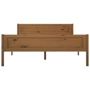 vidaXL Bed Frame Solid Pine Wood 160x200cm