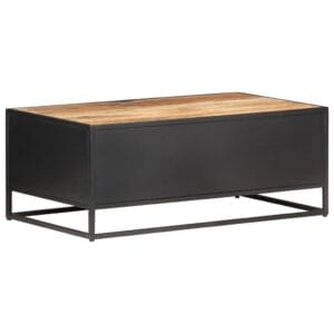 vidaXL Coffee Table Mango Wood & Cane