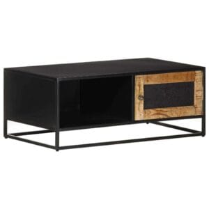 vidaXL Coffee Table Rough Mango Wood