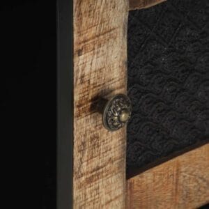 vidaXL Coffee Table Rough Mango Wood