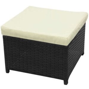 vidaXL 8pc Garden Lounge Set Poly Rattan