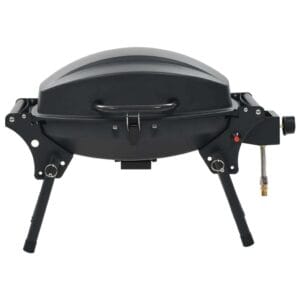 vidaXL Portable Gas BBQ Grill Black