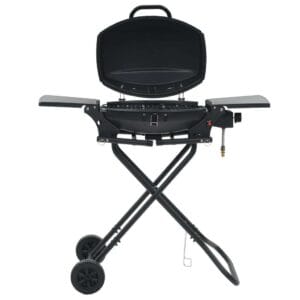 vidaXL Portable Gas BBQ Grill Black