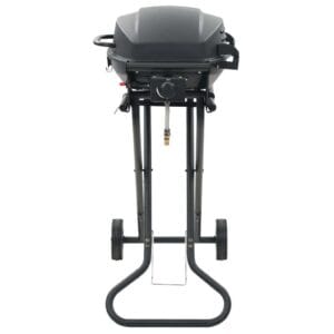 vidaXL Portable Gas BBQ Grill Black
