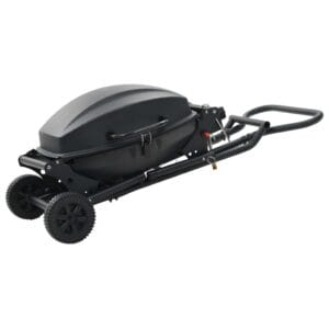 vidaXL Portable Gas BBQ Grill Black