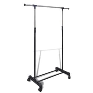 vidaXL Adjustable Clothes Rack 4 Castors