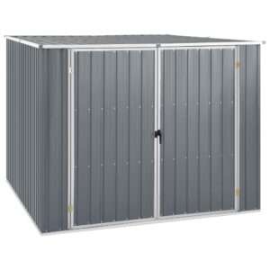 vidaXL Garden Shed Galvanised