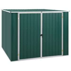 vidaXL Garden Shed Galvanised