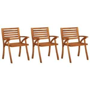 vidaXL Garden Chairs Solid Acacia Wood